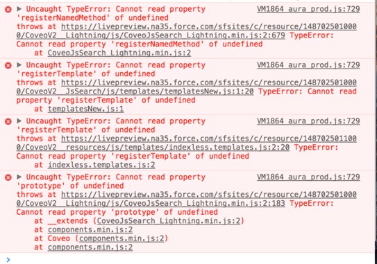 Unable to do Searches on Lightning Community, Loads Indefinitely