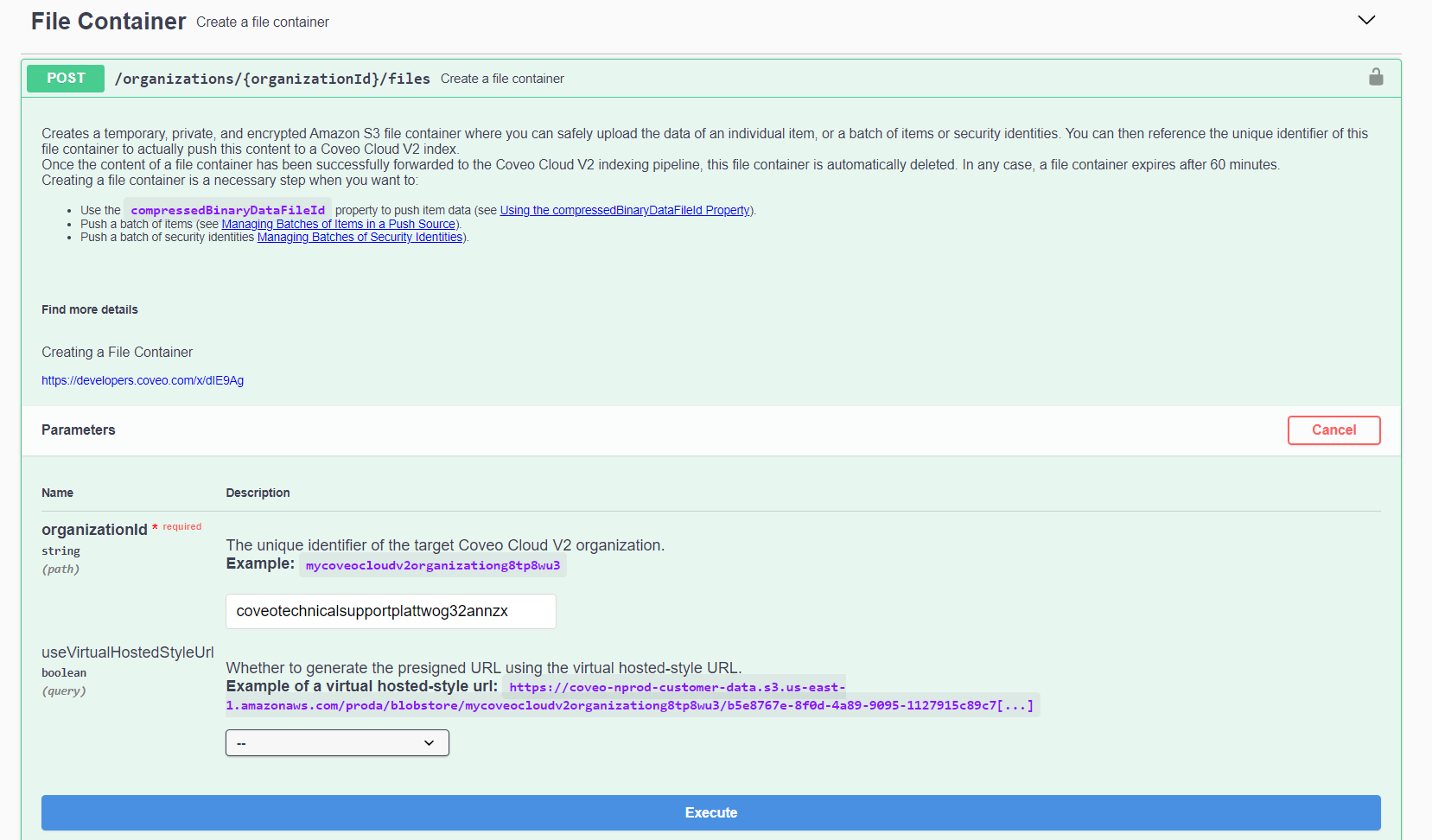 Quickview availability for image files indexed using the PUSH API connector