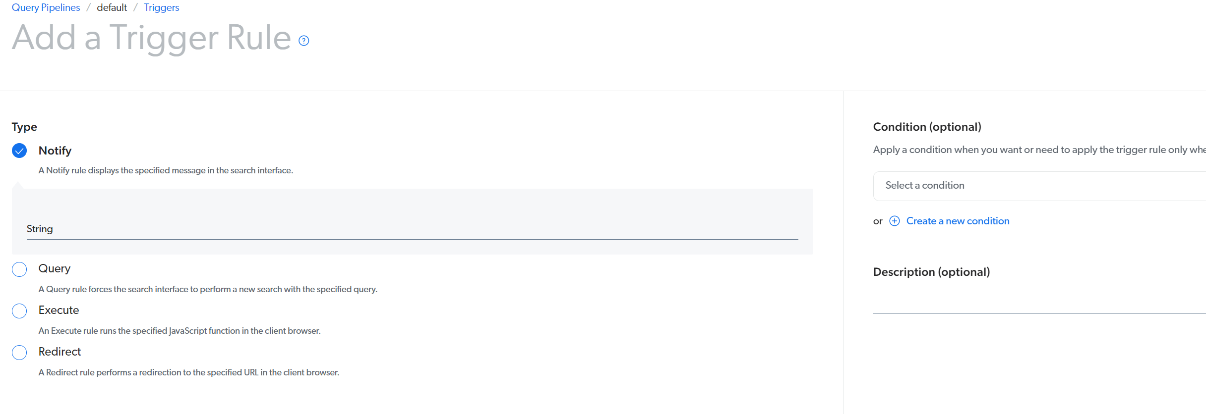 How to create a Trigger in a Pipeline