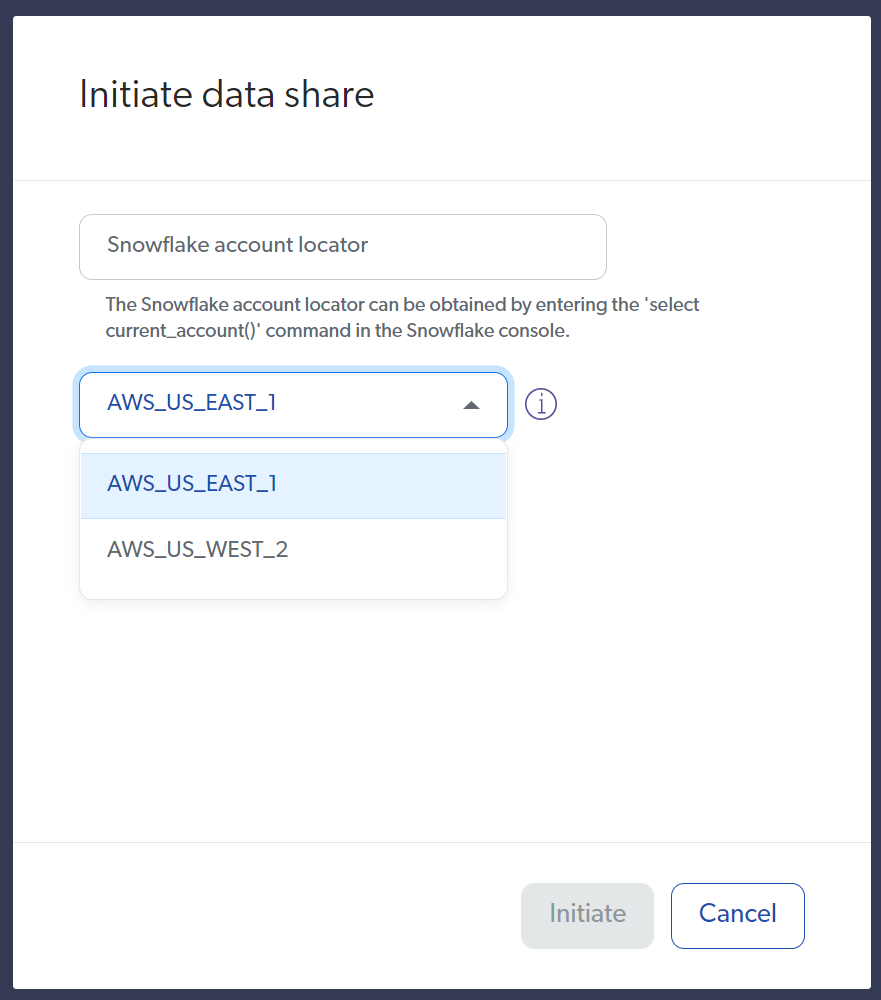 How to share Snowflake usage analytics to region outside of Coveo regions?