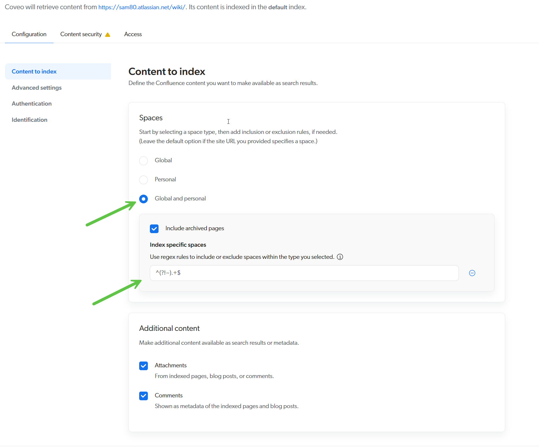 [Known issue] Confluence space/spaces are not indexed in Confluence ...