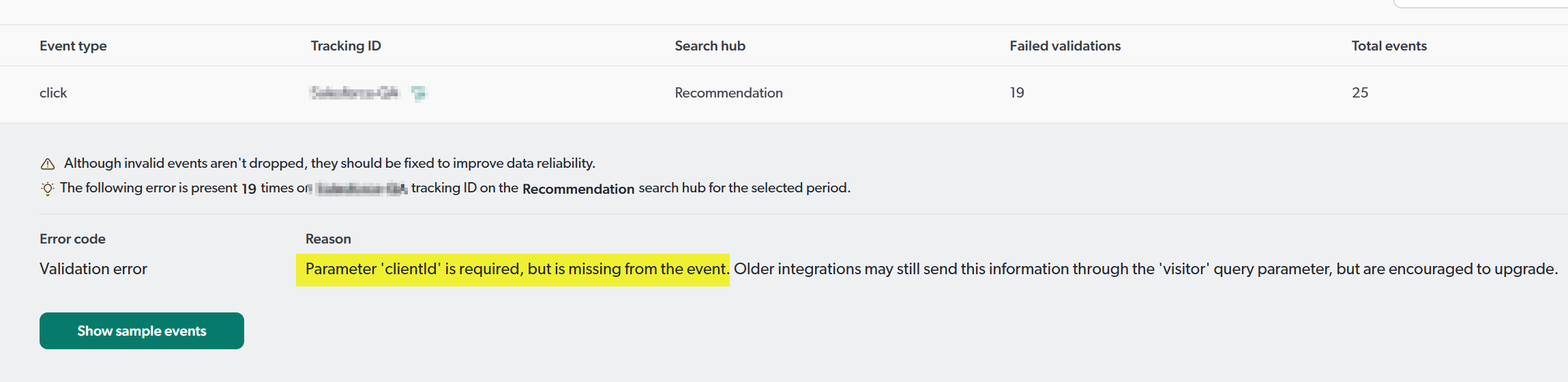 Troubleshooting “Parameter 'clientId' is required, but is missing from ...
